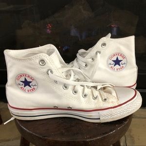 Converse White Chuck Taylor High Tops